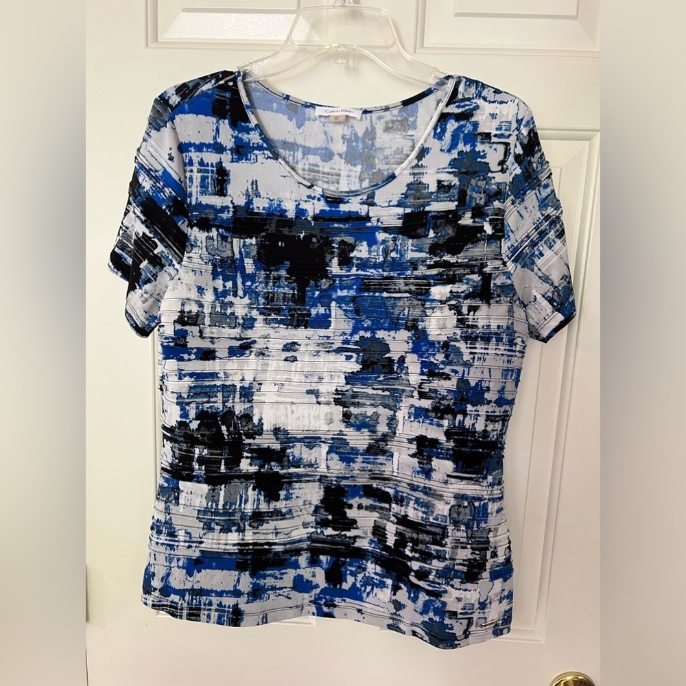 Calvin Klein short sleeve top shirt, XL - Picture 2 of 9